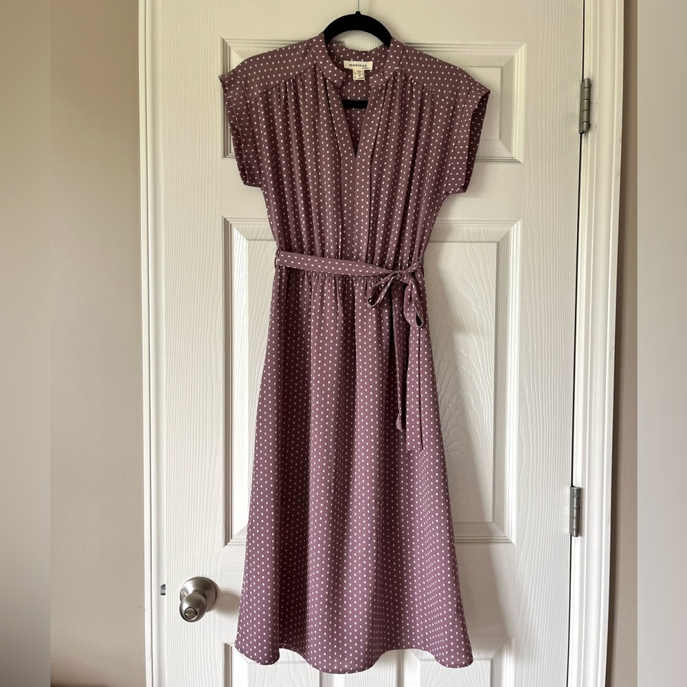 Polka Dot Midi Dress | Monteau